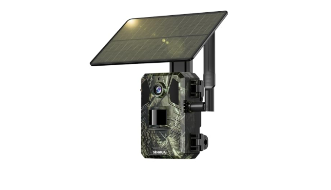 Game Trail Camera 24MP 1296P With Night Vision, 0.1s Trigger, IP66 Waterproof, Time Lapse
